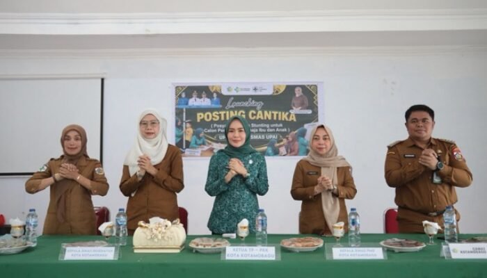 TP PKK Kotamobagu Luncurkan Posting Cantika, Posyandu Cegah Stunting Sejak Remaja