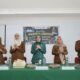 Ketua Tim Penggerak PKK sekaligus Ketua Pembina Posyandu Kota Kotamobagu, Rindah Gaib Mokoginta saat peluncuran Posyandu Cegah Stunting bagi Calon Pengantin, Remaja, Ibu, dan Anak atau Posting Cantika. (Foto: Humas)