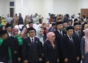 Bupati Bone Bolango Ismet Mile melantik 22 pejabat administrator, 42 pengawas, dan 13 kepala puskesmas pada Selasa, 22 September 2026./Hibata.id