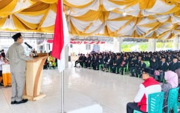 Bupati Boalemo Rum Pagau melantik dan mengambil sumpah 363 anggota Badan Permusyawaratan Desa (BPD) masa bakti 2026–2034. (Foto: Humas)