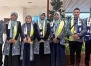 Empat peraih juara pertama cabang tilawah pada Musabaqah Tilawatil Qur'an (MTQ) tingkat Provinsi Gorontalo yang digelar Pemerintah Kota Gorontalo pada April 2026 dan dua pemenang Putra Putri Islam Berprestasi (PPIB) 2020. (Foto:n Humas)