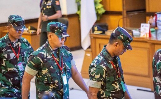 2 TNI Penyiram Air Keras Lolos dari Pemecatan. Foto: Antara/Hibata.id
