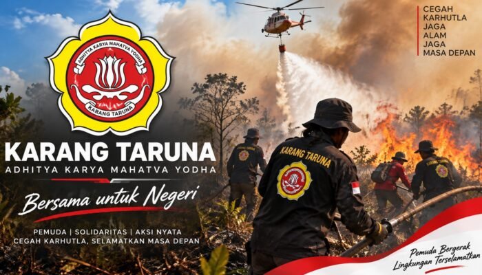 Karang Taruna Apresiasi Satgas Karhutla Balikpapan