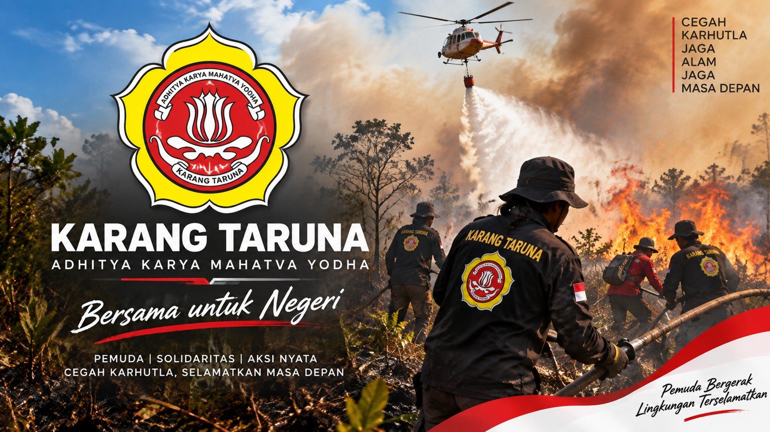 Karang Taruna Apresiasi Satgas Karhutla Balikpapan/Hibata.id
