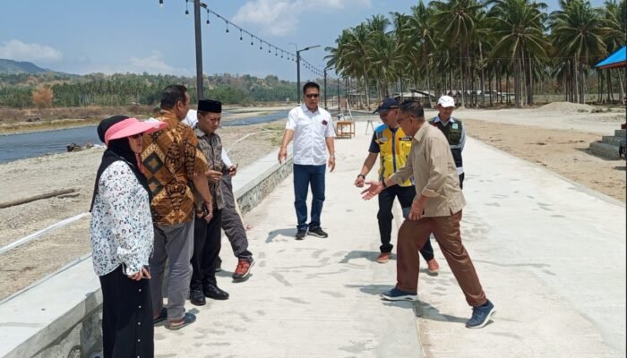 DPRD Provinsi Gorontalo Cek Proyek Rp12 Miliar, Tanggul Sungai Bone Rampung