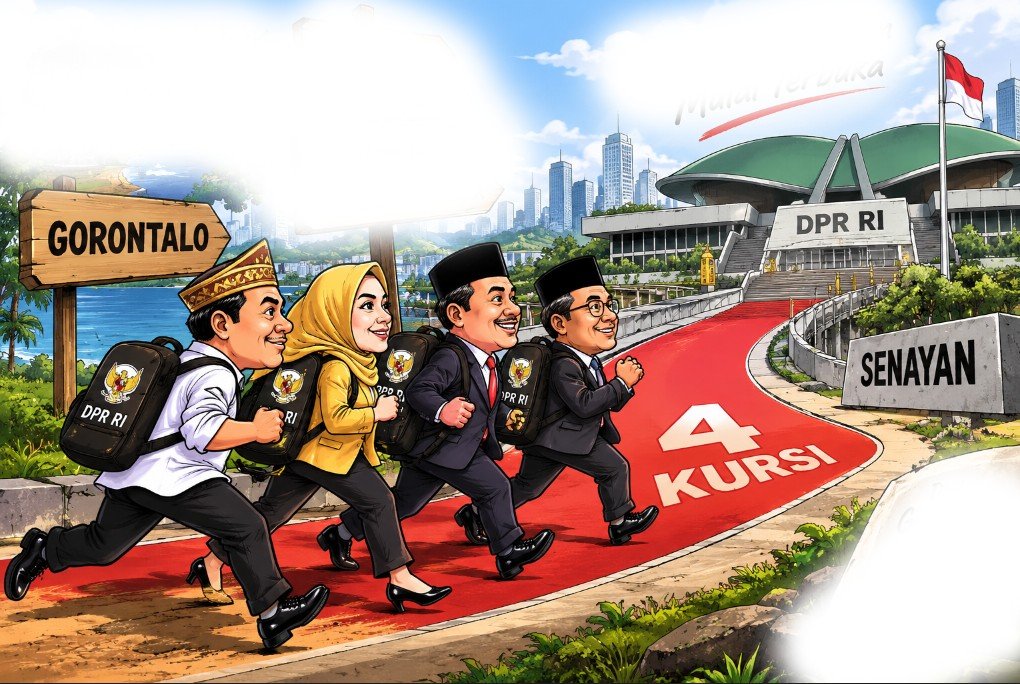 Peluang 4 Kursi DPR RI untuk Gorontalo Terbuka, Komisi I Mulai Bergerak/Hibata.id