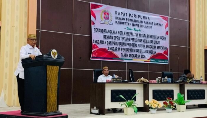 Bupati dan DPRD Bone Bolango Kejar Penyelesaian APBD-P 2026