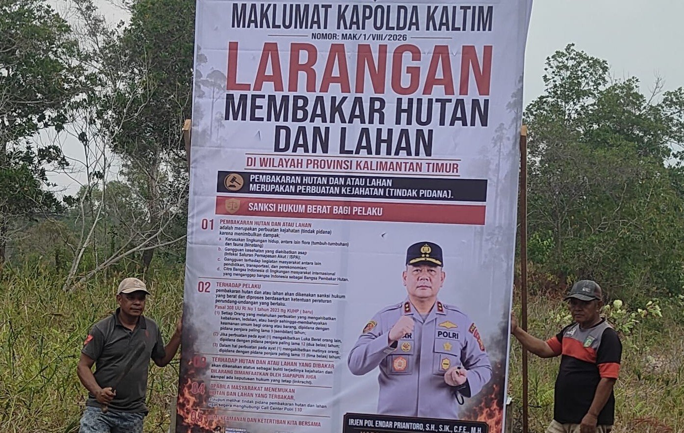 Polresta Balikpapan memperkuat pencegahan karhutla selama musim kemarau dengan melibatkan Bhabinkamtibmas, Satkamling, dan masyarakat/Hibata.id