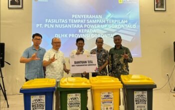 PLN Nusantara Power Gorontalo Bawa Misi Pilah Sampah ke Ruang Publik/Hibata.id