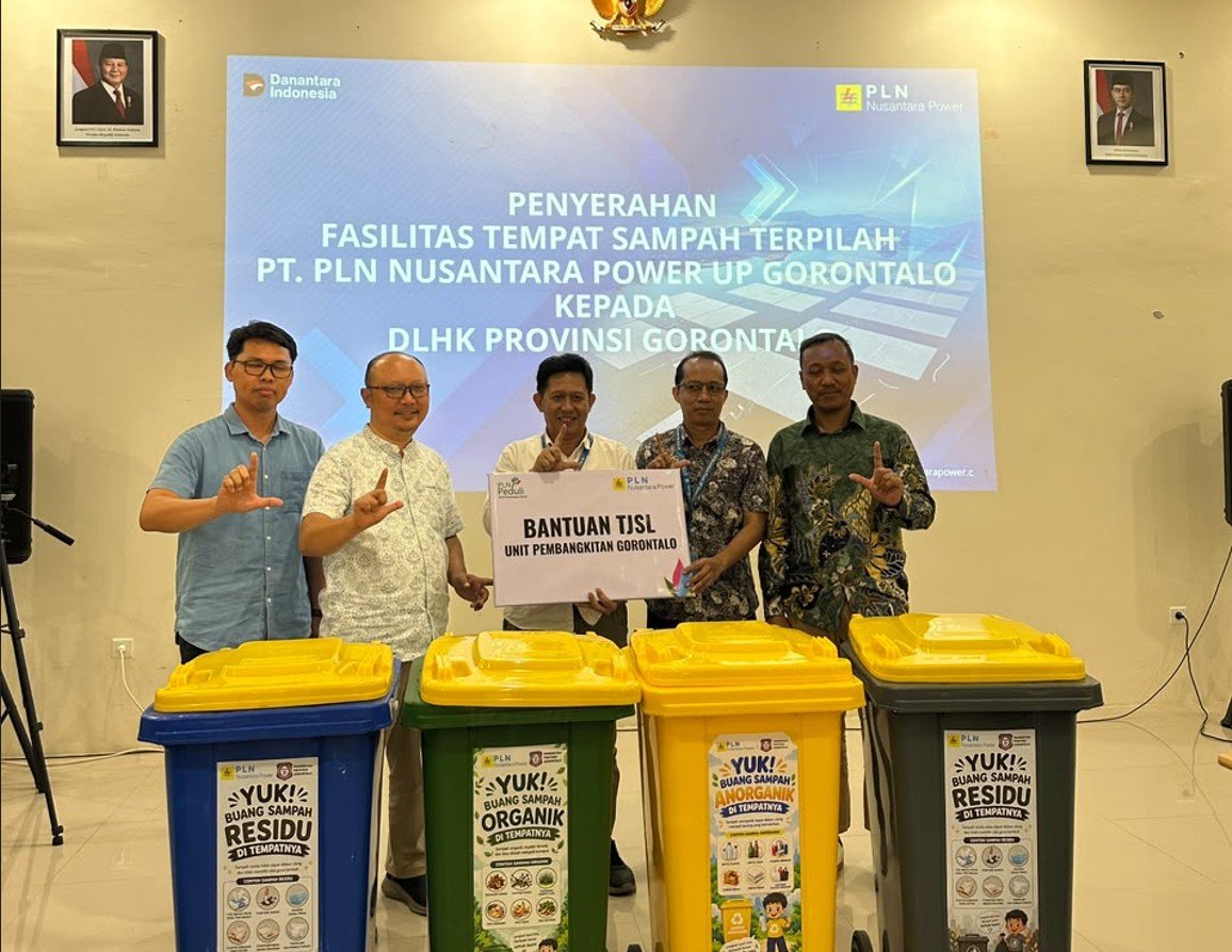 PLN Nusantara Power Gorontalo Bawa Misi Pilah Sampah ke Ruang Publik/Hibata.id
