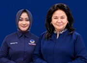 Kolase Ketua Komisi I DPRD Kabupaten Bone Bolango Rakhmatiyah Deu dan Ketua DPW Partai NasDem Provinsi Gorontalo, Indrawaty Gobel atau Kaka Tiu/Hibata.id