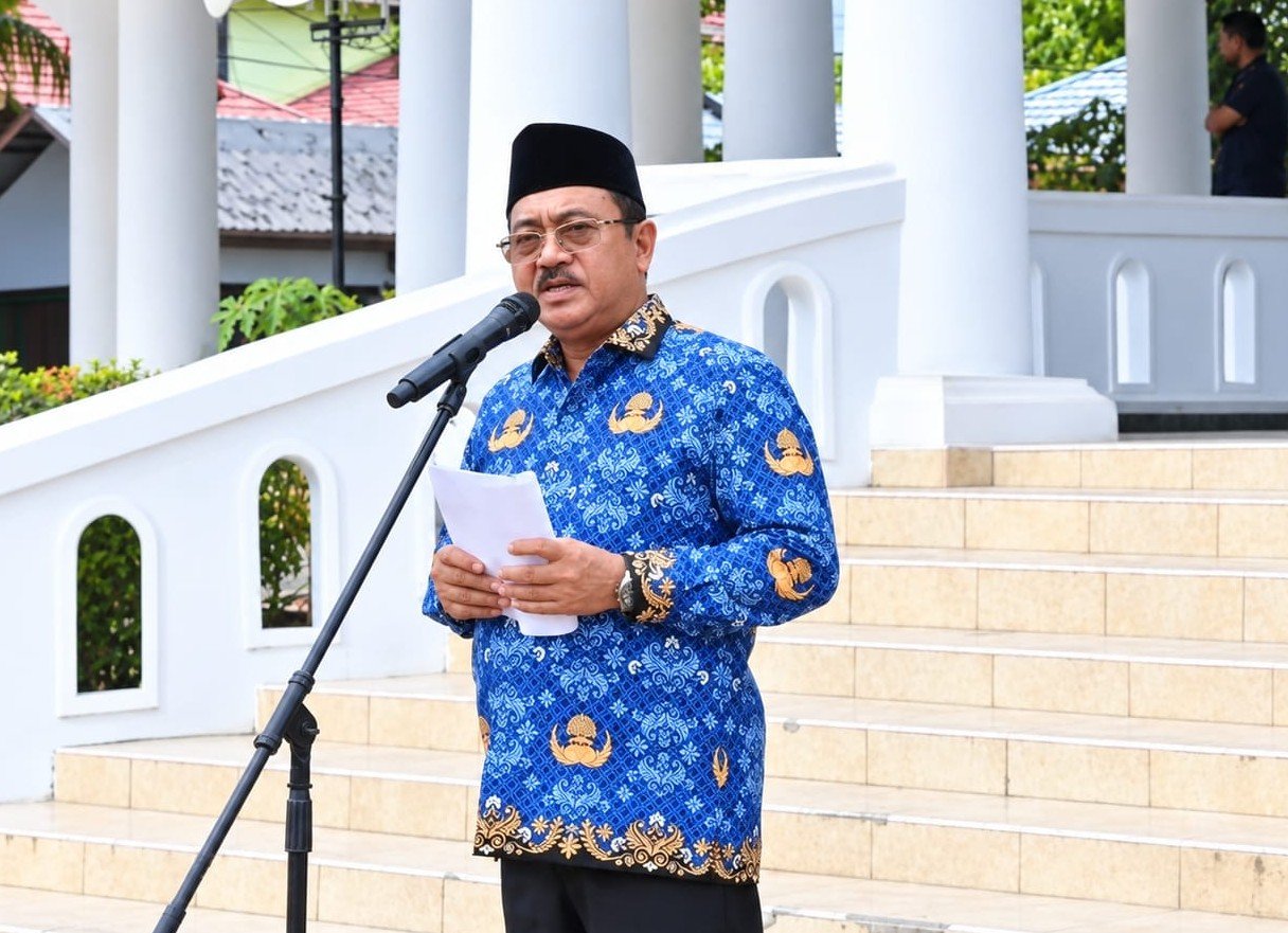 Bupati Boalemo Rum Pagau mendorong Korpri menjadi ruang ASN berinovasi dan mencari solusi masyarakat serta menyampaikan rencana TPP dibayar 100 persen/Hibata.id