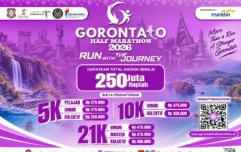 GoHM 2026 Tebar Promo Pelari Sulut/Hibata.id