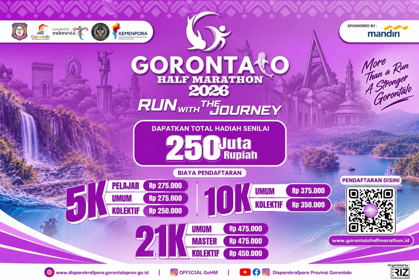 GoHM 2026 Tebar Promo Pelari Sulut/Hibata.id