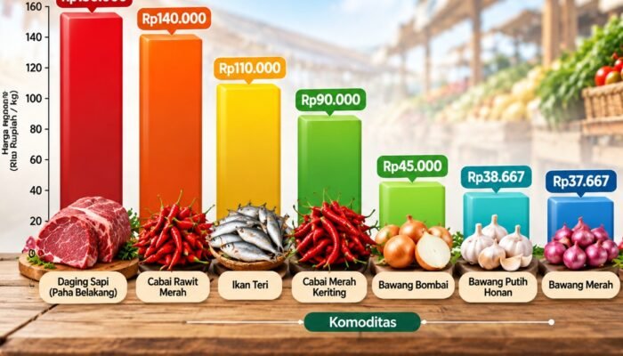 Daging Sapi Bone Bolango Tembus Rp150 Ribu, Cabai Rawit Rp140 Ribu