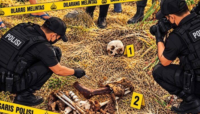 Berikut Temuan Polisi soal Kerangka Manusia di Perkebunan Tebu Paguyaman