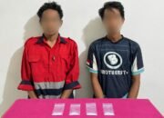 Dua Pria Diamankan Polsek Balikpapan Barat, Polisi Sita 1,14 Gram Sabu/Hibata.id