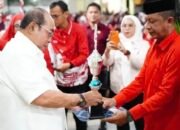 Wali Kota Gorontalo Adhan Dambea menutup rangkaian Bulan Wawasan Kebangsaan tingkat Kota Gorontalo 2026. (Foto: Humas)