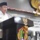 Wali Kota Gorontalo, Adhan Dambea dalam rapat paripurna penandatanganan nota kesepakatan Kebijakan Umum Perubahan Anggaran (KUPA) dan Prioritas Plafon Anggaran Sementara (PPAS) Perubahan APBD Kota Gorontalo 2026 di DPRD Kota Gorontalo, Rabu, 9 September 2026. (Foto: Humas)