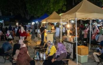 Lapangan Taruna Remaja, Kota Gorontalo, kembali ramai oleh gelaran Pemilihan Putra-Putri Islam Berprestasi (PPIB) ke-10. (Foto: Humas)