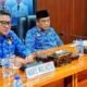 Wakil Wali Kota Gorontalo Indra Gobel saat membuka in-depth interview Evaluasi Sistem Akuntabilitas Kinerja Instansi Pemerintah (SAKIP) Kota Gorontalo bersama Tim Kementerian Pendayagunaan Aparatur Negara dan Reformasi Birokrasi (PAN-RB) secara daring dari Ruang Pola Kantor Wali Kota Gorontalo, Kamis, 17 September 2026. (Foto: Humas)