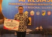 Wakil Wali Kota Gorontalo Indra Gobel dalam kegiatan yang berlangsung di Makassar, Jumat, 18 September 2026.