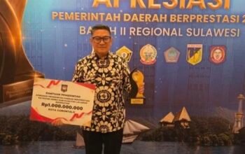 Wakil Wali Kota Gorontalo Indra Gobel dalam kegiatan yang berlangsung di Makassar, Jumat, 18 September 2026.