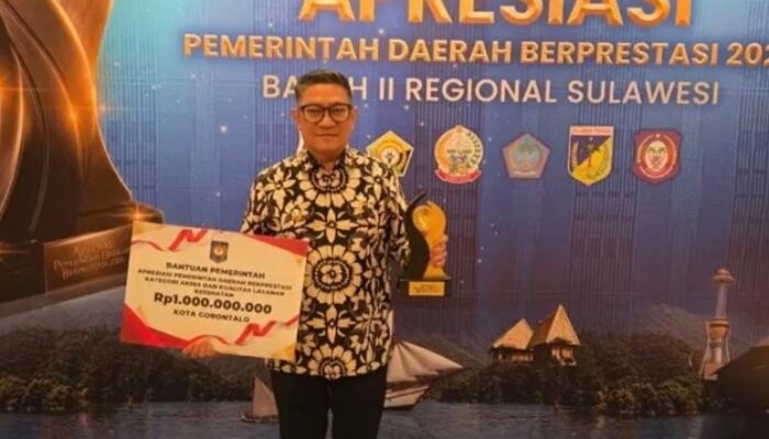 Kota Gorontalo Raih Penghargaan Layanan Kesehatan, Bawa Pulang Apresiasi Rp1 Miliar