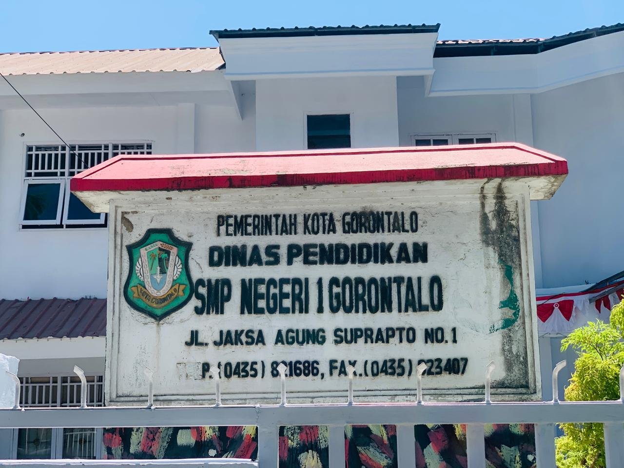 SMP Negeri 1 Kota Gorontalo. (Foto: Hibata.id)