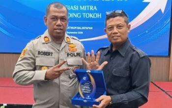 Polresta Balikpapan kembali menerima apresiasi atas sinerginya dengan media dalam menjaga keamanan dan ketertiban masyarakat.. (Foto: Istw)