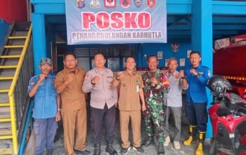 Satgas Karhutla Kelurahan Muara Rapak. (Foto: istw)