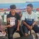 Polsek KP Samarinda menyosialisasikan Maklumat Kapolda Kaltim kepada masyarakat dan pengguna jasa Pelabuhan Samarinda sebagai upaya pencegahan karhutla/Hibata.id