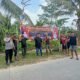 Polsek Palaran memasang spanduk dan mengedukasi warga Handil Bakti serta Bentuas, Samarinda, untuk meningkatkan pencegahan kebakaran hutan dan lahan/Hibata.id