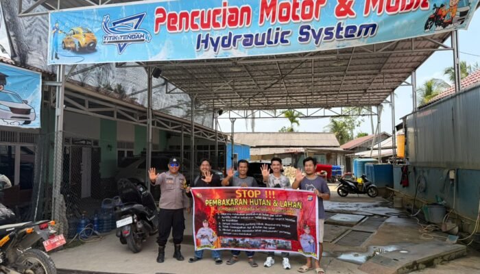 Polsek Sungai Pinang Ajak Warga Gunung Lingai Cegah Karhutla