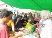 Harga Pangan Dijaga, 1 Ton Beras SPHP Mendarat di Pasar Jumat Tumbihe