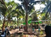 Polres Pohuwato menertibkan lokasi yang diduga akan digunakan untuk sabung ayam di Desa Maleo, Paguat. Kegiatan belum dimulai saat polisi tiba/Hibata.id