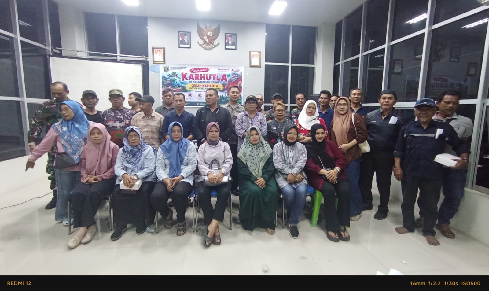 Polsek Samarinda Ulu melibatkan 40 ketua RT dan relawan dalam sosialisasi pencegahan Karhutla di Kelurahan Jawa, Samarinda/Hibata.id