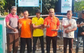 PT Sucofindo membangun sarana air bersih berupa sumur bor di Masjid Al-Ikhlas, Kelurahan Bintauna, Kecamatan Bintauna, Kabupaten Bolaang Mongondow Utara (Bolmut).