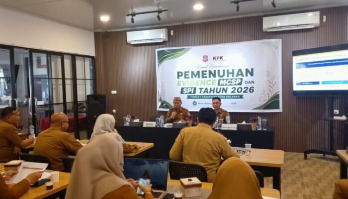 Sekda Bone Bolango Minta OPD Percepat Pemenuhan Evidence MCSP 2026
