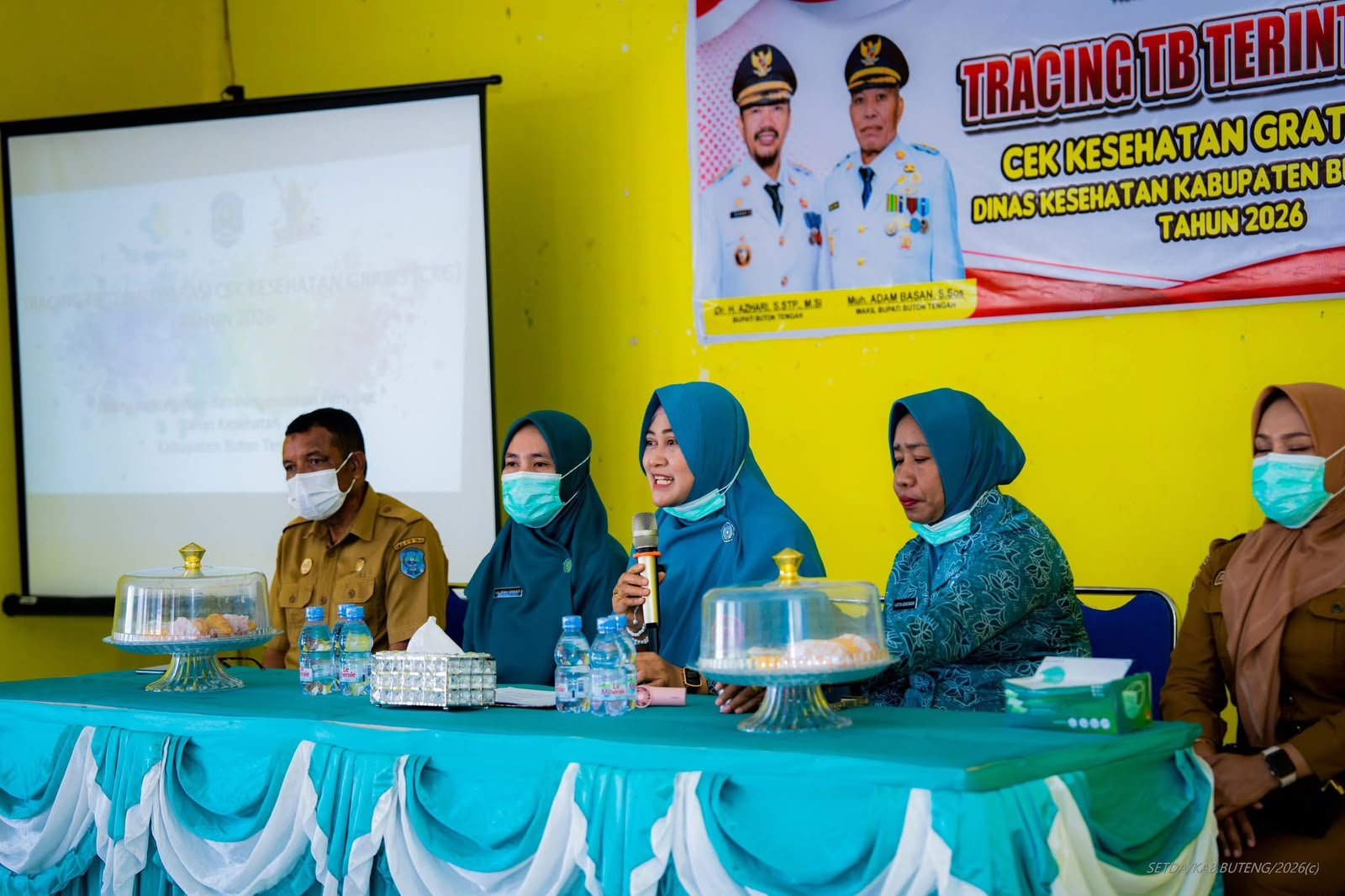 TP-PKK Buton Tengah mengajak warga melakukan deteksi dini TB melalui Tracing TB dan Cek Kesehatan Gratis di Kecamatan Lakudo/Hibata.id