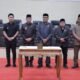 Wali Kota Kotamobagu Weny Gaib bersama Wakil Wali Kota Rendy Virgiawan Mangkat menghadiri Rapat Paripurna DPRD Kota Kotamobagu di Gedung DPRD, Senin, 7 September 2026. (Foto: Humas)