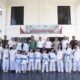 Wali Kota Kotamobagu, Weny Gaib, melepas kontingen atlet Karate-Do Gojukai Indonesia Cabang Kota Kotamobagu yang akan berlaga dalam Karate Open Tournament Kajati Sulawesi Utara Cup V Tahun 2026. (Foto: Humas)