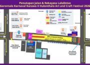 Rekayasa lalu lintas untuk mengantisipasi kepadatan selama Gorontalo Karnaval Karawo (GKK) dan Harvest Festival (Harfest) 2026.