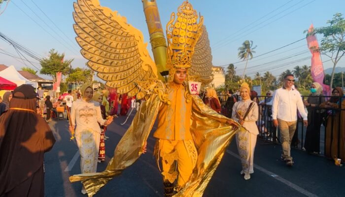 Jalanan Kota Gorontalo Jadi Catwalk, Karawo Unjuk Gigi di GKK 2026