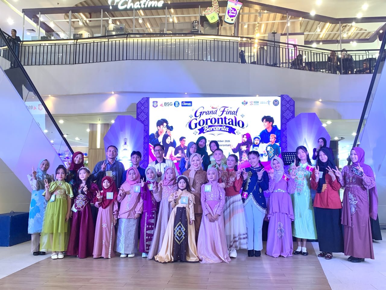 Wakil Gubernur Gorontalo Idah Syahidah membuka Grand Final Gorontalo Bercerita 2026 dan mendorong regenerasi budaya serta pengembangan bakat generasi muda/Hibata.id
