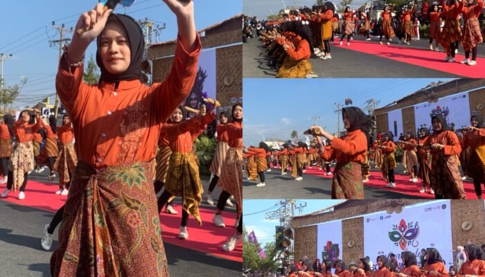 110 Siswa SMAN 1 Limboto Pukau Penonton di Karnaval Karawo 2026