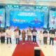 Para penerima hadiah berfoto bersama usai menerima penghargaan dalam rangkaian penutupan Gorontalo Karnaval Karawo (GKK) 2026 di GPCC, Minggu (13/9/2026)/Hibata.id