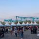 Deretan stan UMKM meramaikan Hulonthalo Art & Craft Festival (HARFEST) 2026 di Gorontalo. Festival ini menjadi ruang promosi dan pemasaran bagi produk lokal serta pelaku ekonomi kreatif/Hibata.id