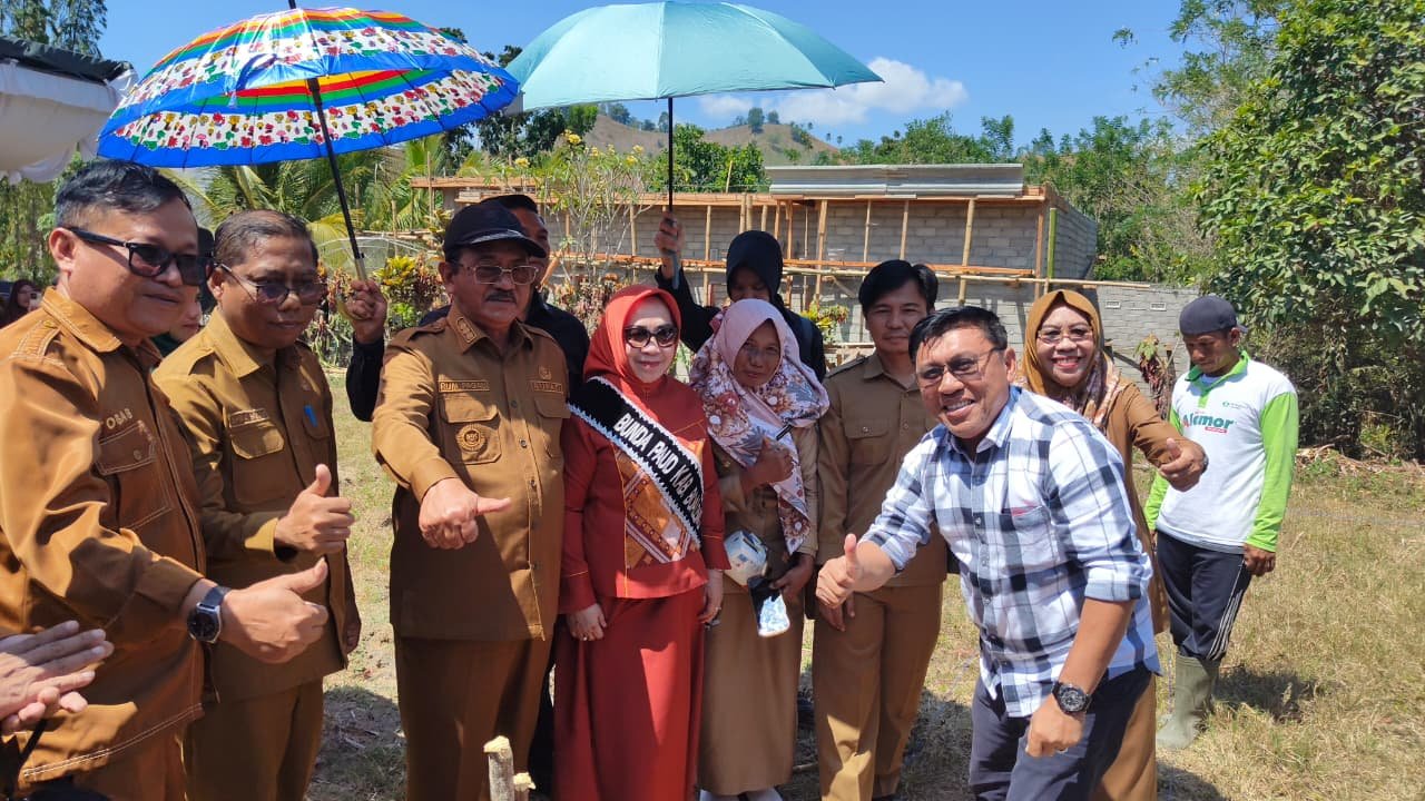 Rum Pagau memulai pembangunan TK Melati Putih di Wonosari. Boalemo juga mendapat program revitalisasi 78 sekolah dengan anggaran lebih dari Rp100 miliar/Hibata.id