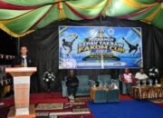 Wakil Bupati Boalemo Lahmuddin Hambali meminta Turnamen Sepak Takraw Family Anak Komplek Cup 2026 di Piloliyanga berlangsung sportif dan bebas judi/Hibata.id